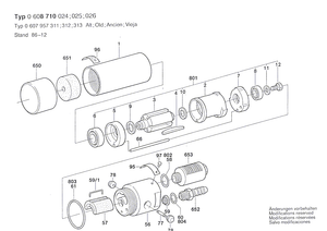 New Genuine Bosch 3607010022 Parts Set