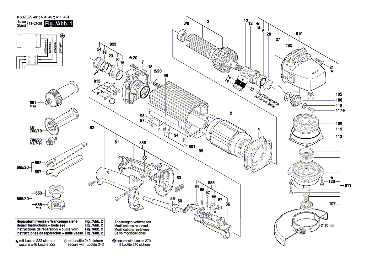 New Genuine Bosch 3607020075 Gear Housing
