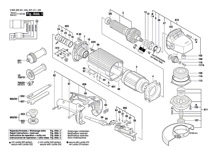 New Genuine Bosch 3607020075 Gear Housing