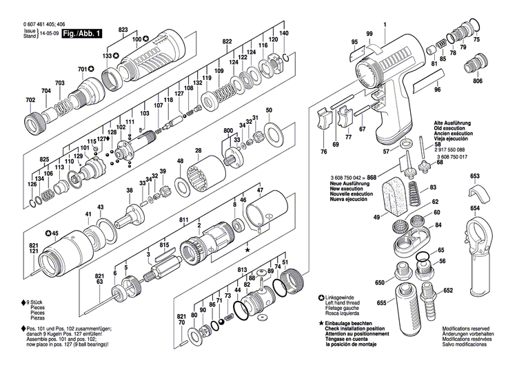 New Genuine Bosch 3607030088 Assembly Of Service Parts
