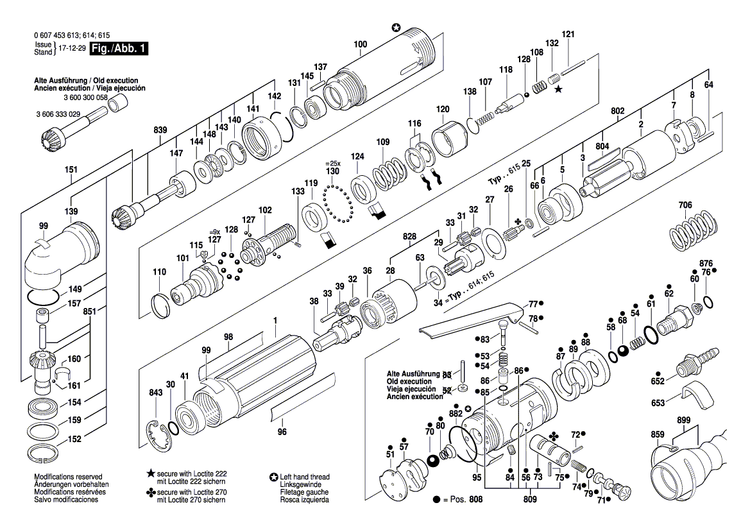 New Genuine Bosch 3607030150 Parts Set