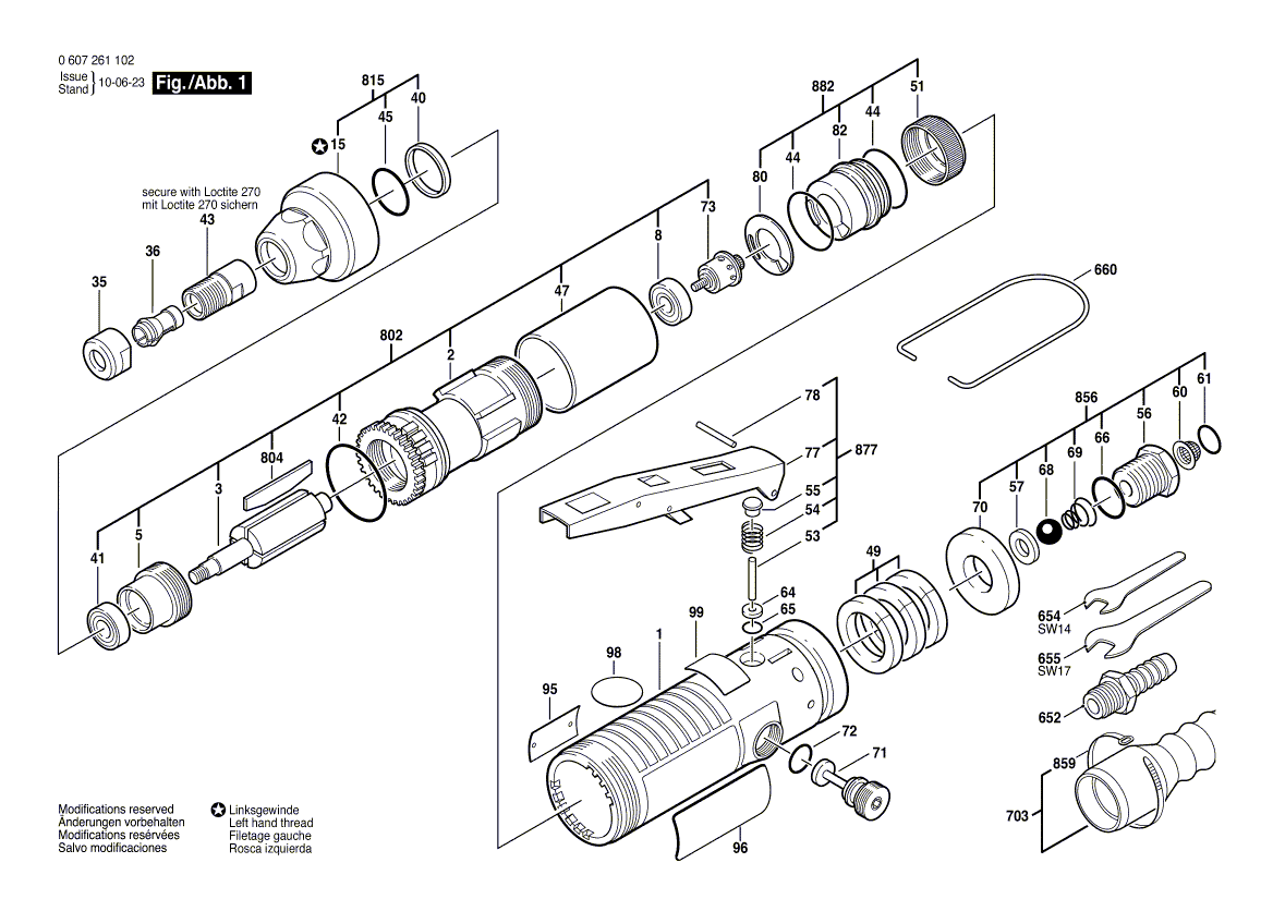 New Genuine Bosch 3607030183 Motor