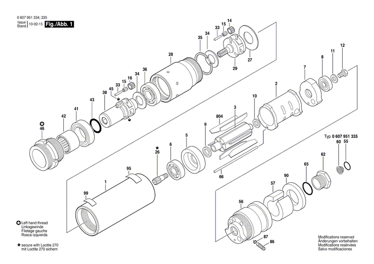 New Genuine Bosch 3607030249 Assembly Of Service Parts