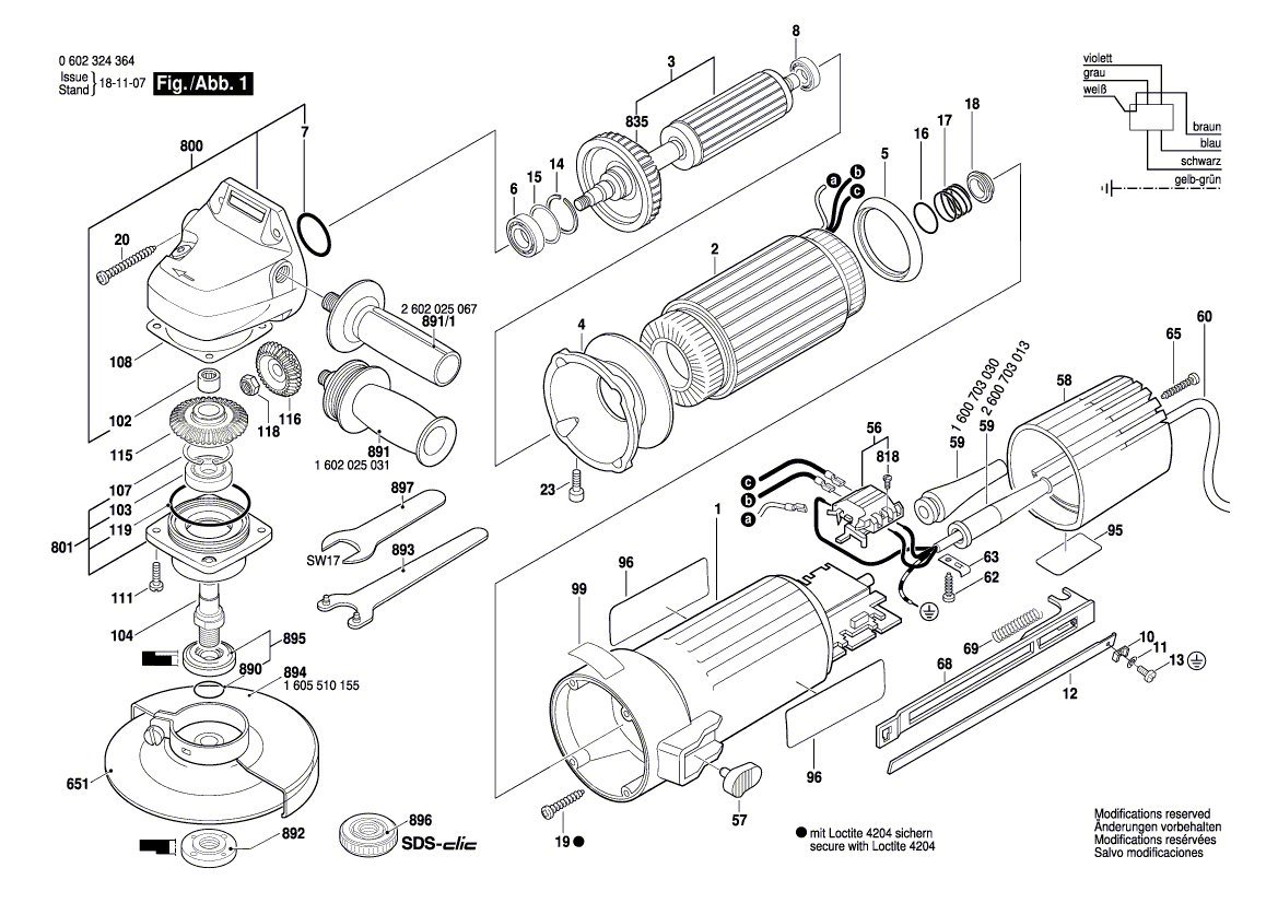 New Genuine Bosch 3607030252 Bearing Flange
