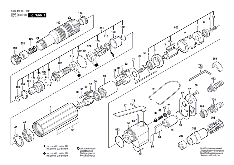 New Genuine Bosch 3607030256 Parts Set