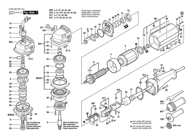 New Genuine Bosch 3607030350 Bearing Flange