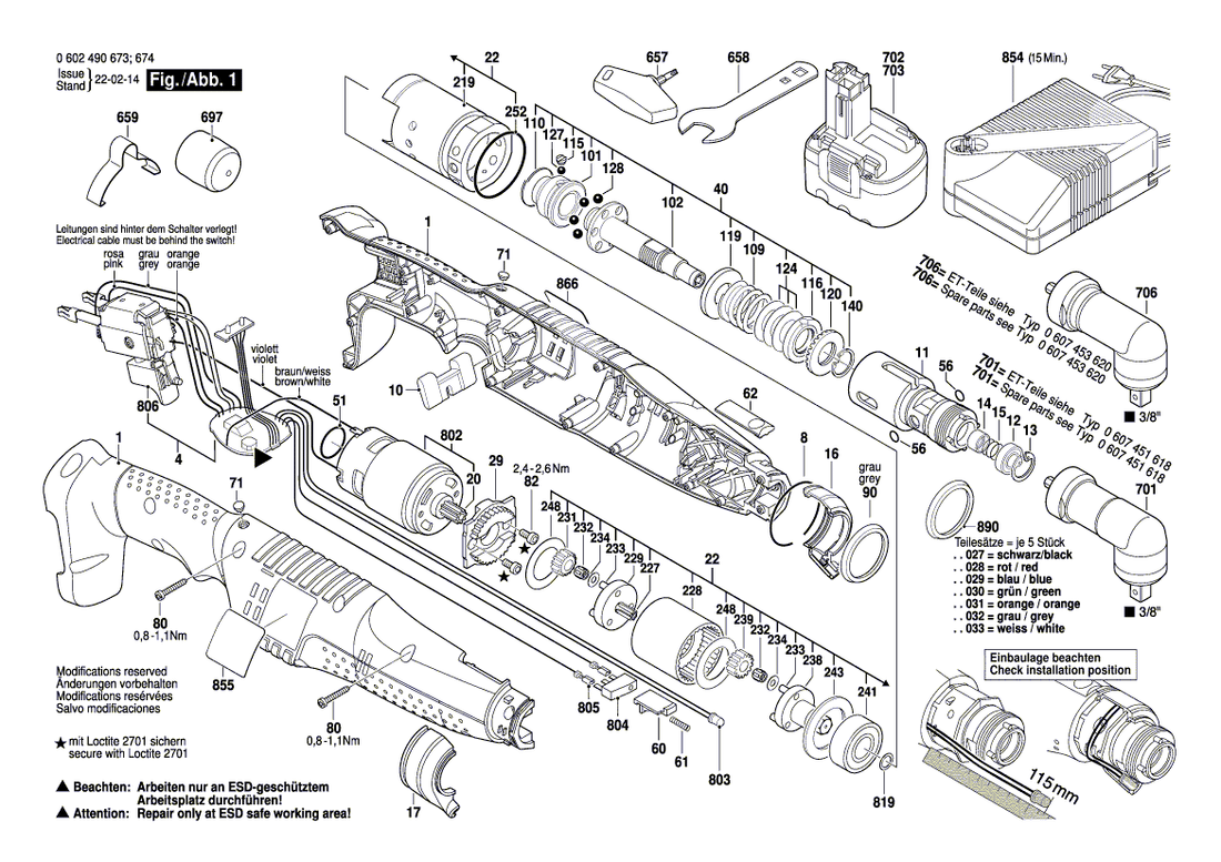 New Genuine Bosch 3607030427 Planetary Gear Train