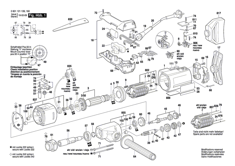 New Genuine Bosch 3607030437 Intermediate Bearing