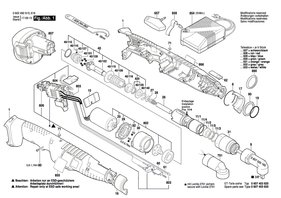 New Genuine Bosch 3607030458 Planetary Gear Train