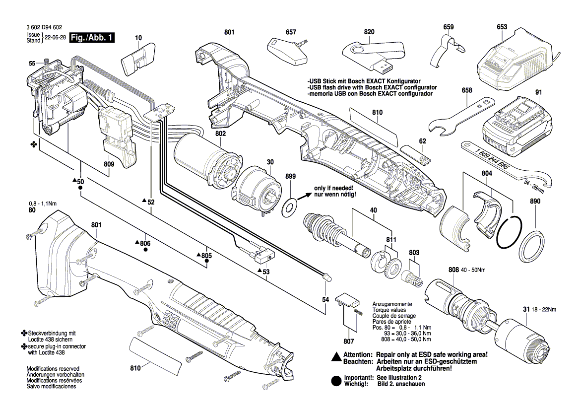 New Genuine Bosch 3607030471 Planetary Gear Train