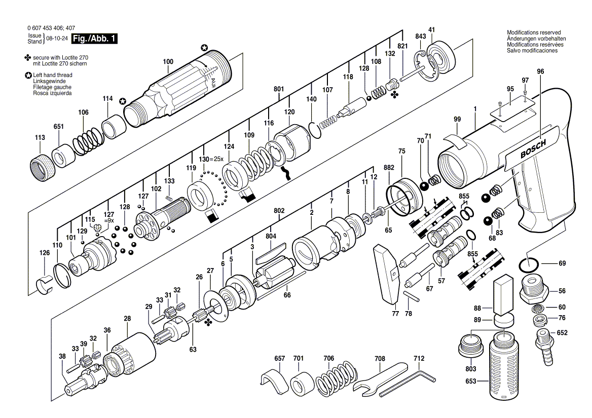 New Genuine Bosch 3607031117 Cutoff Coupling Sp Set