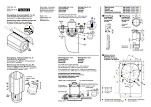 New Genuine Bosch 3607031343 Bearing Flange