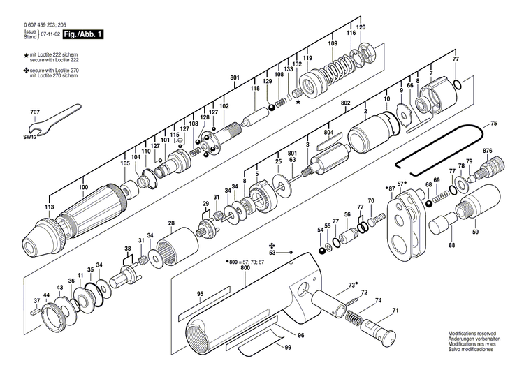 New Genuine Bosch 3607031408 Assembly Of Service Parts