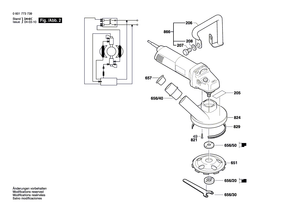 New Genuine Bosch 3607031646 Grinding Spindle