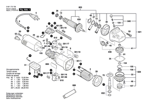 New Genuine Bosch 3607031646 Grinding Spindle