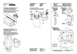 New Genuine Bosch 3607031658 Bearing Flange