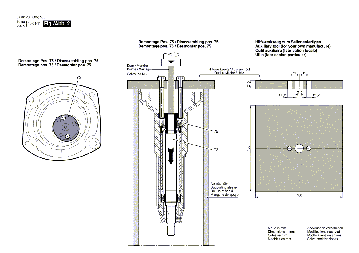 New Genuine Bosch 3607031661 Housing Section