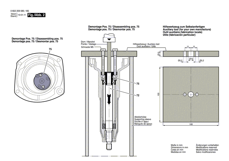 New Genuine Bosch 3607031661 Housing Section