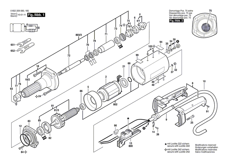 New Genuine Bosch 3607031661 Housing Section