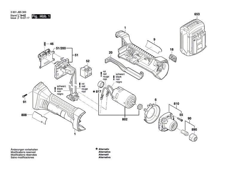 New Genuine Bosch 3607031703 Spindle nose