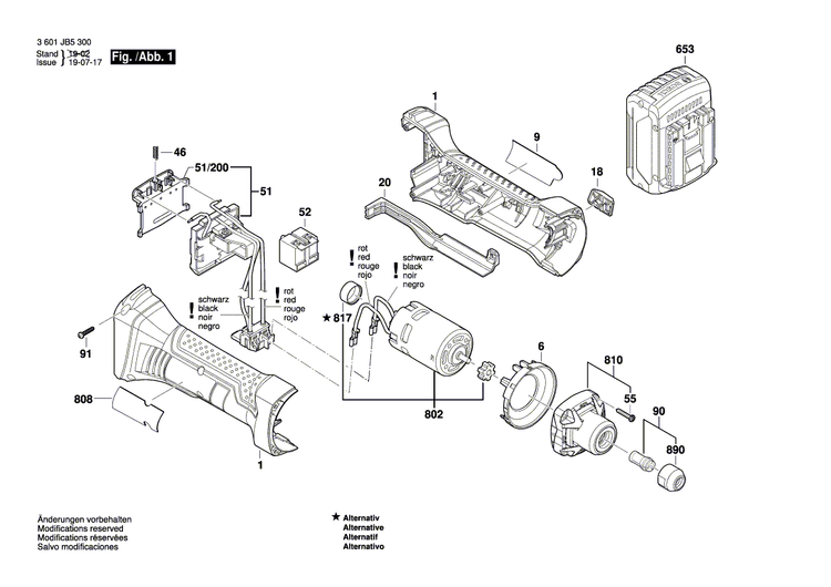 New Genuine Bosch 3607031703 Spindle nose