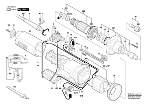 New Genuine Bosch 3607031719 Field assembly