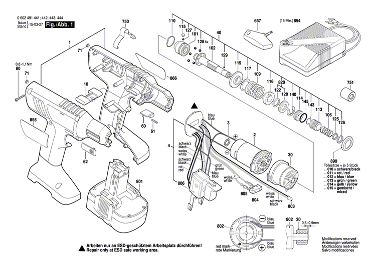 New Genuine Bosch 3607031732 DC motor