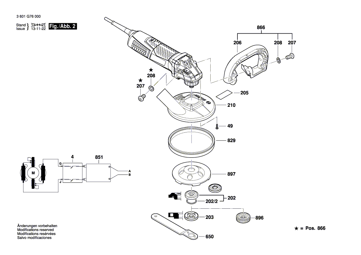 New Genuine Bosch 3607031750 Armature With Fan