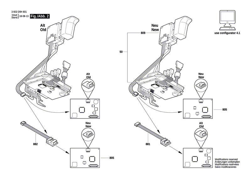 New Genuine Bosch 3607031756 Housing Assembly