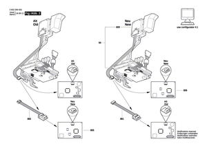 New Genuine Bosch 3607031847 Set Of Plates