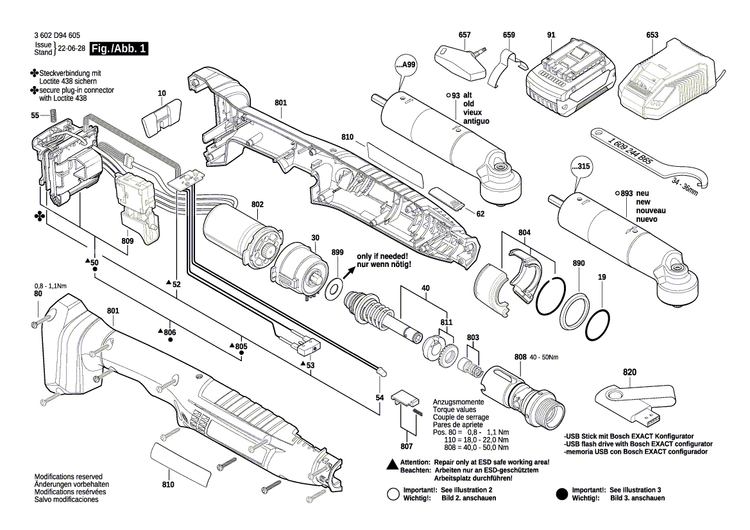 New Genuine Bosch 3607031852 Set Of Plates