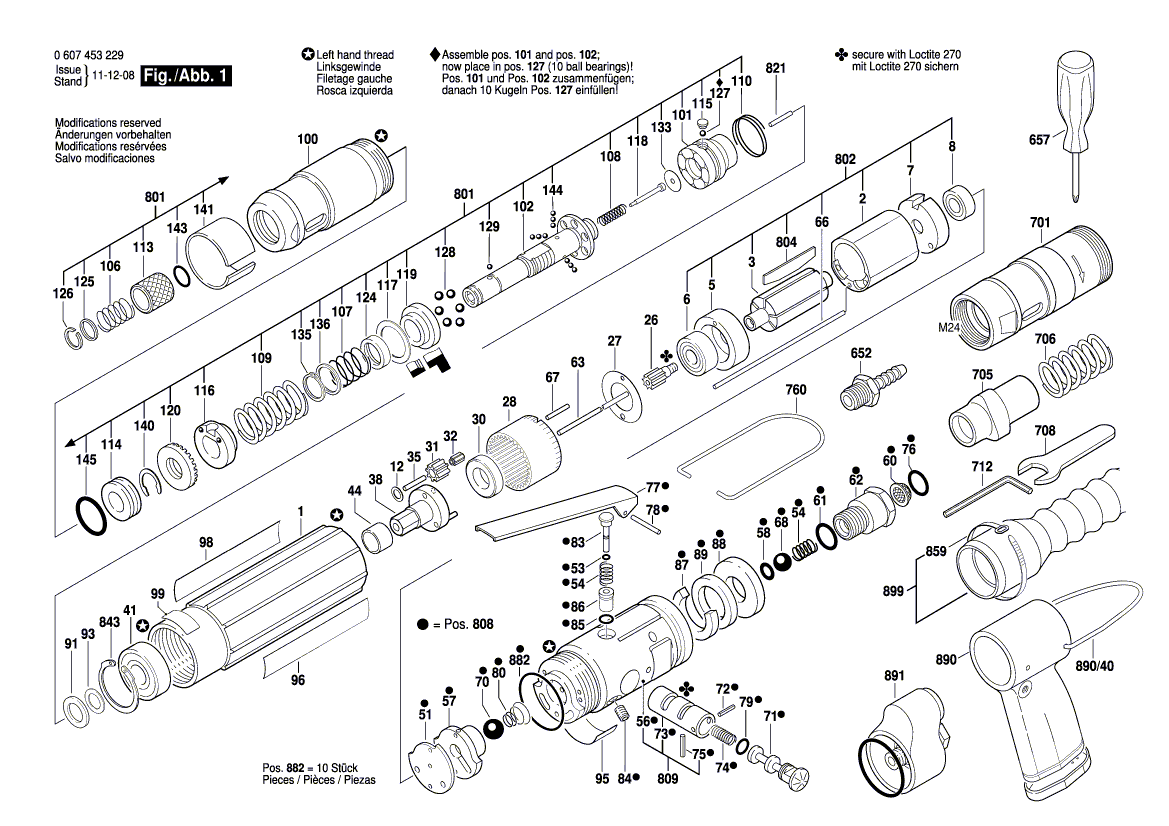 New Genuine Bosch 3607031863 Valve Assembly