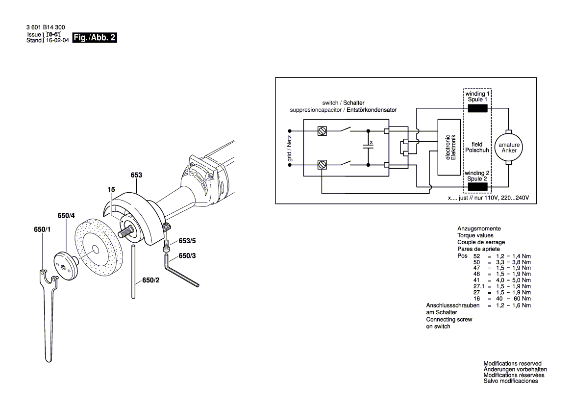 New Genuine Bosch 3607031865 Field