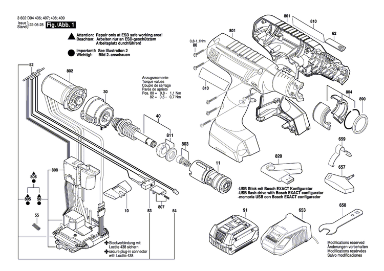New Genuine Bosch 3607031898 Electronics Module