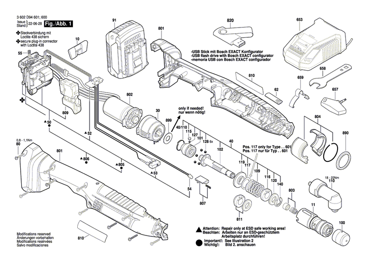 New Genuine Bosch 3607031908 Electronics Module