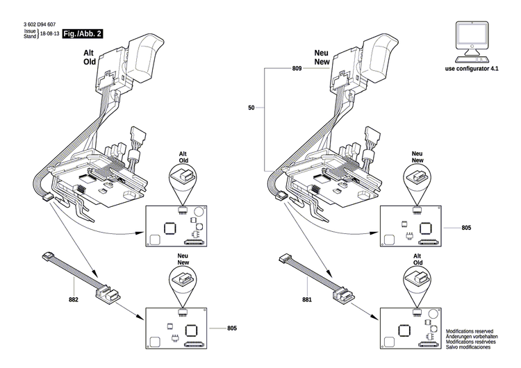 New Genuine Bosch 3607031920 Electronics Module