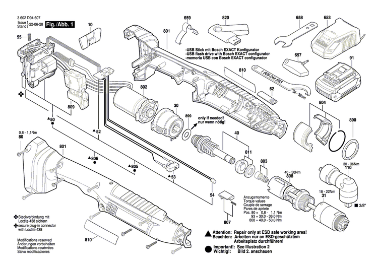 New Genuine Bosch 3607031920 Electronics Module