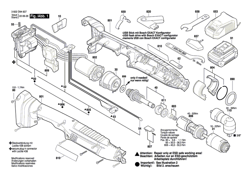 New Genuine Bosch 3607031921 drive electronics