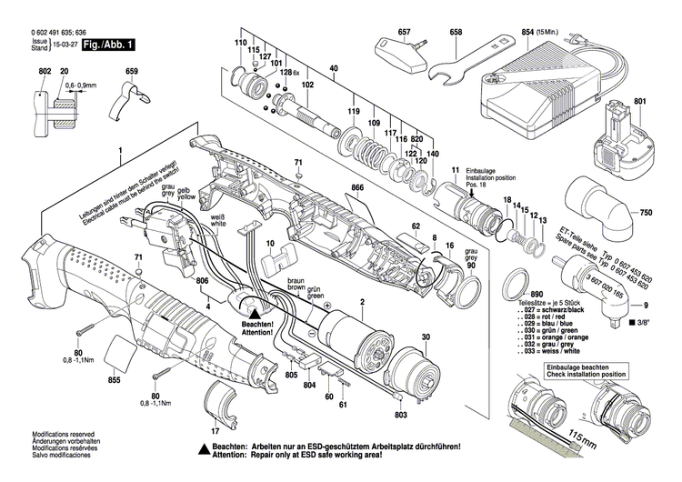 New Genuine Bosch 3607200095 Electronic Assembly