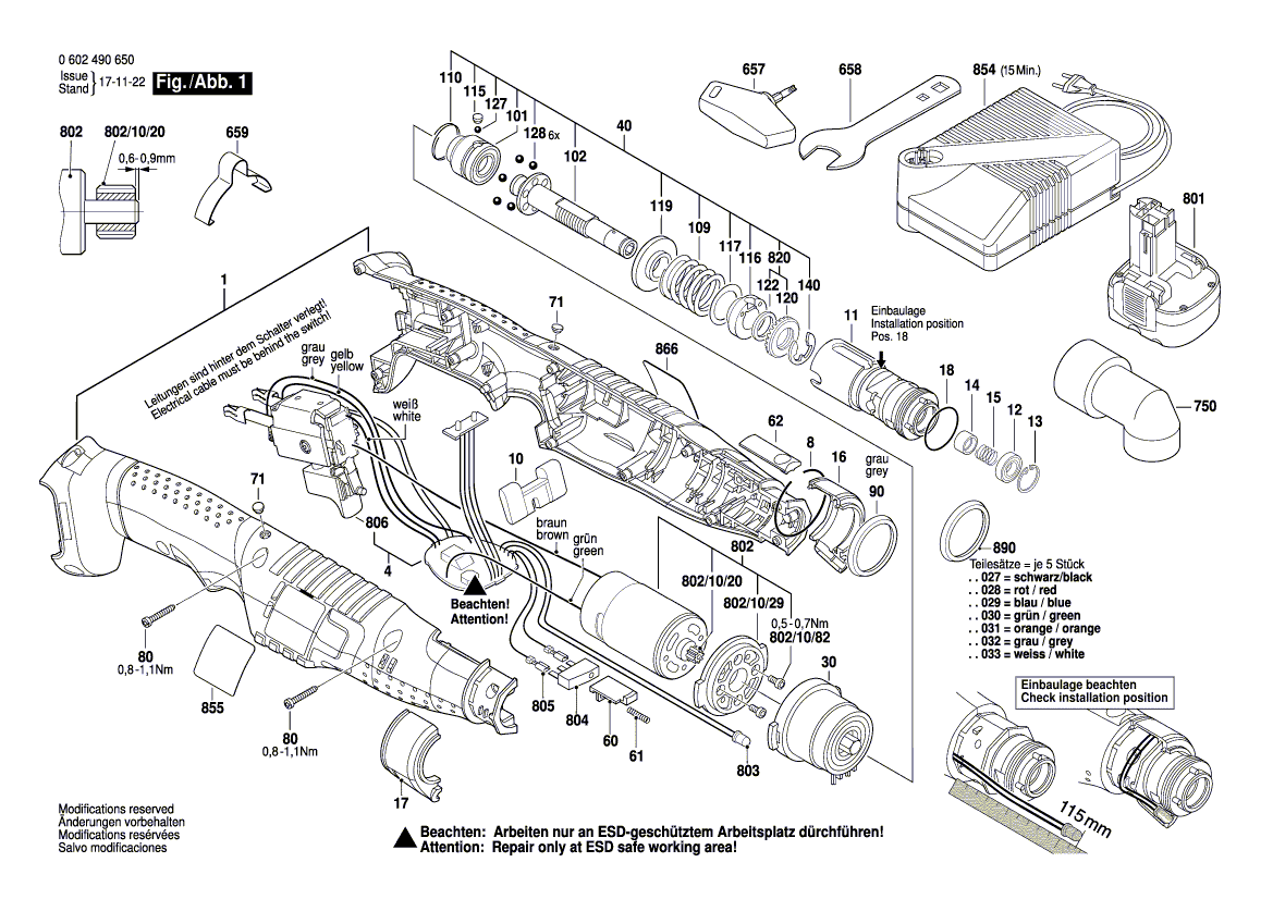 New Genuine Bosch 3607200101 Electronic Assembly