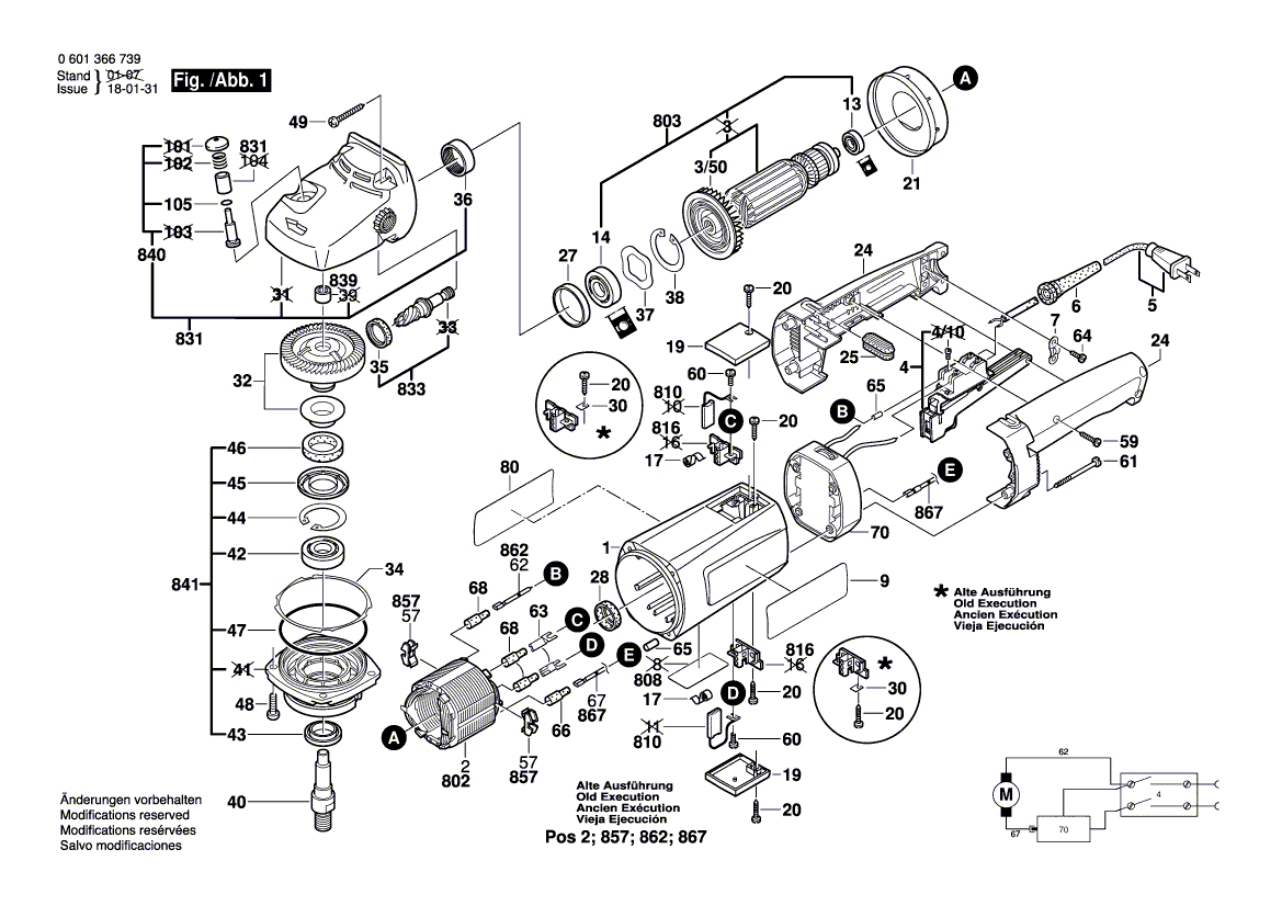 New Genuine Bosch 3607218002 Speed governor