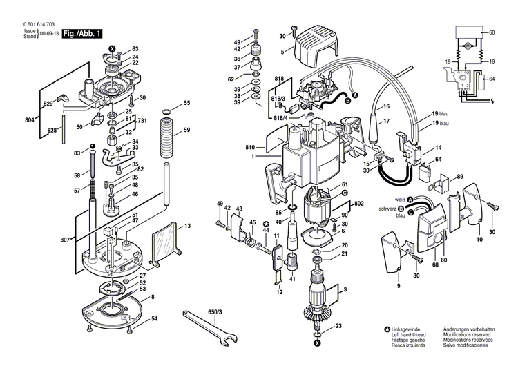 New Genuine Bosch 3607233501 Speed governor