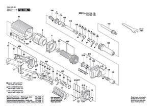 New Genuine Bosch 3607950004 Single-Head Eng. Wrench