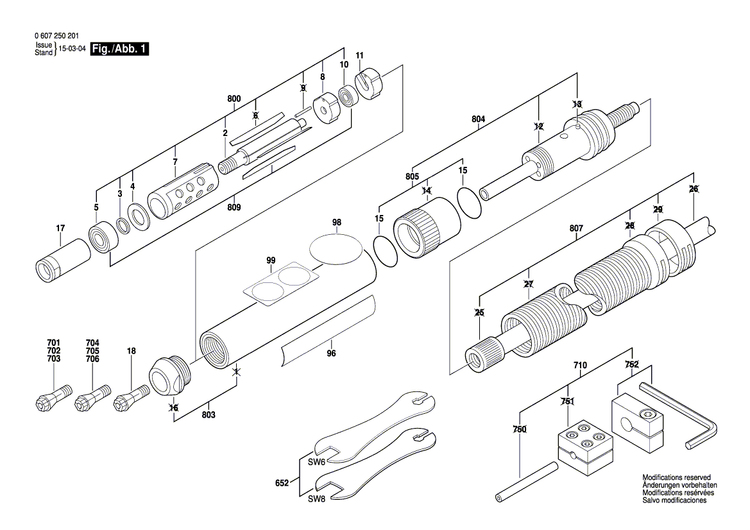 New Genuine Bosch 3607950022 Set Of Keys