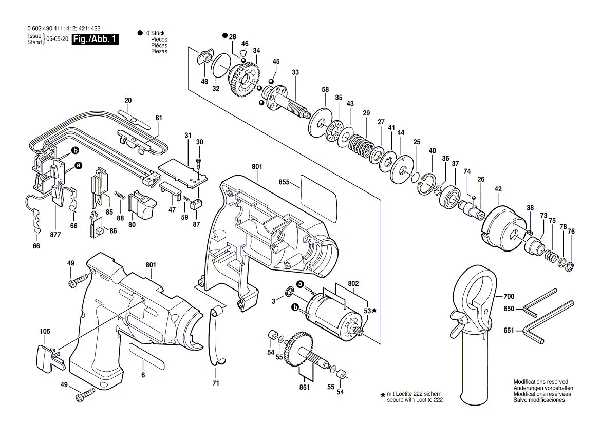New Genuine Bosch 3608300177 Printed-Board Assembly