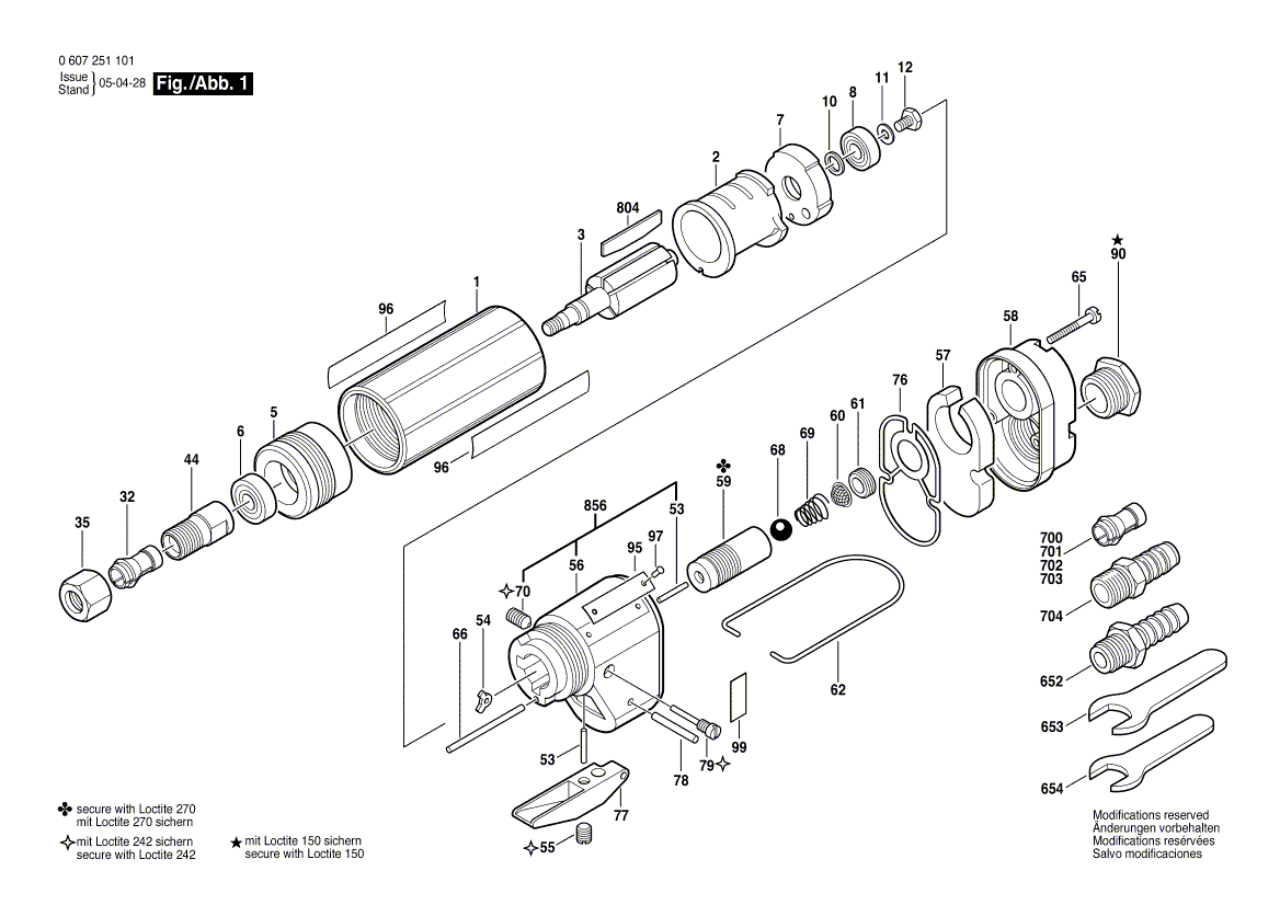 New Genuine Bosch 3608570001 Collet Jaws
