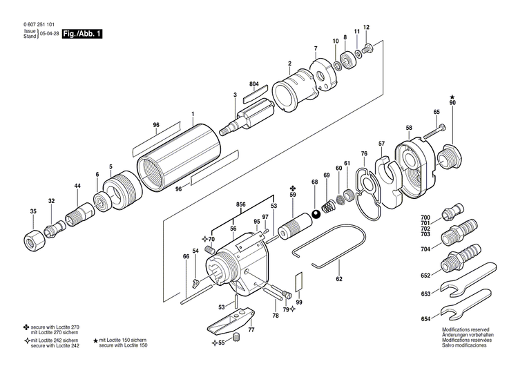 New Genuine Bosch 3608570001 Collet Jaws