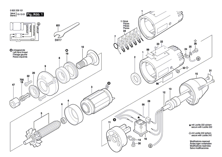 New Genuine Bosch 3608570004 Collet Jaws