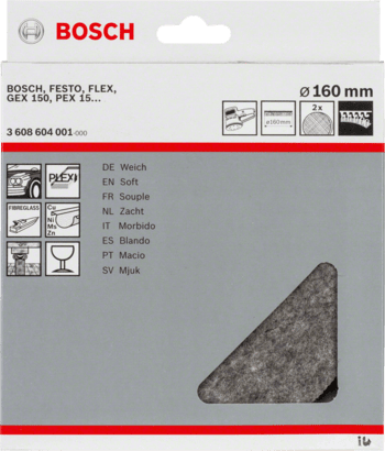 New Genuine Bosch 3608604001 Polishing Felt For random orbital sanders, For