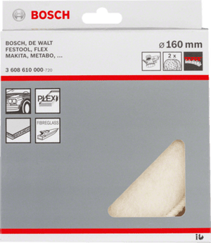 New Genuine Bosch 3608610000 Lambskin Disc For random orbital sanders, For